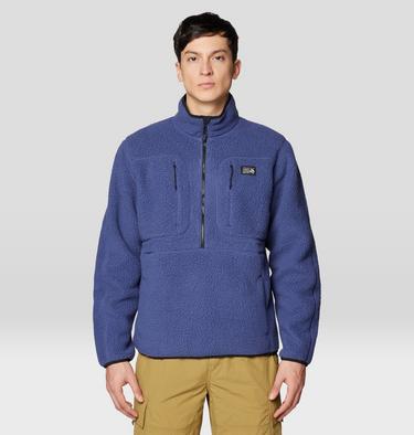 Men's HiCamp Fleece Half Zip, Color: Lapis Dusk, image 9