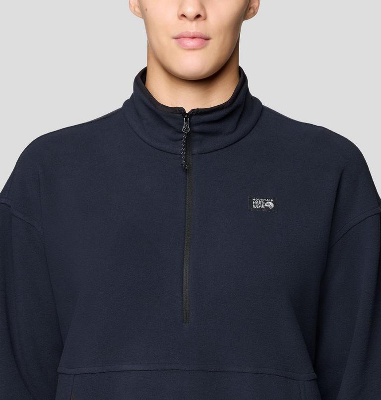 Women's Microchill Pullover, Color: Black, image 5