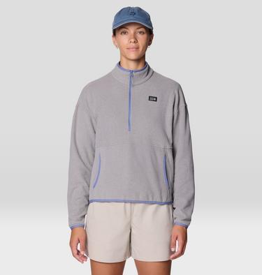 Women's Microchill Pullover, Color: Approaching Storm, image 9