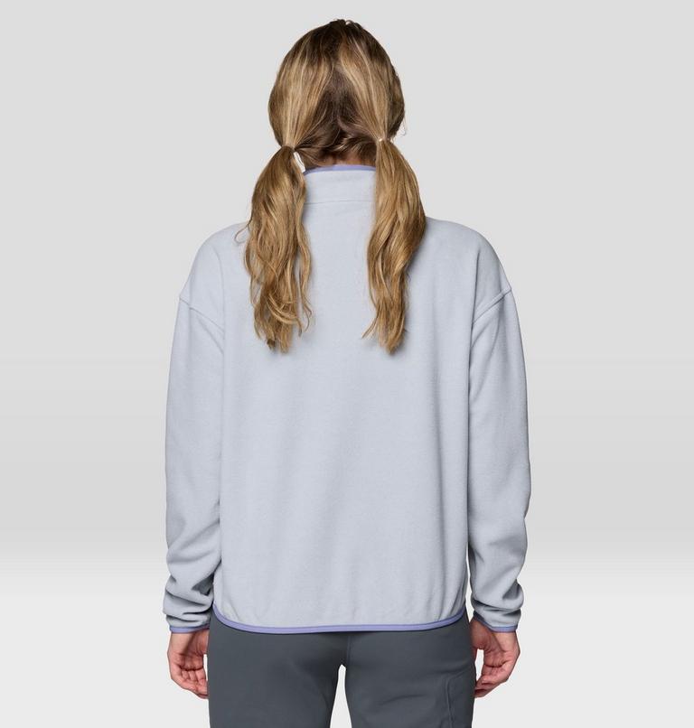Women's Microchill Pullover, Color: Glacial Heather, image 2