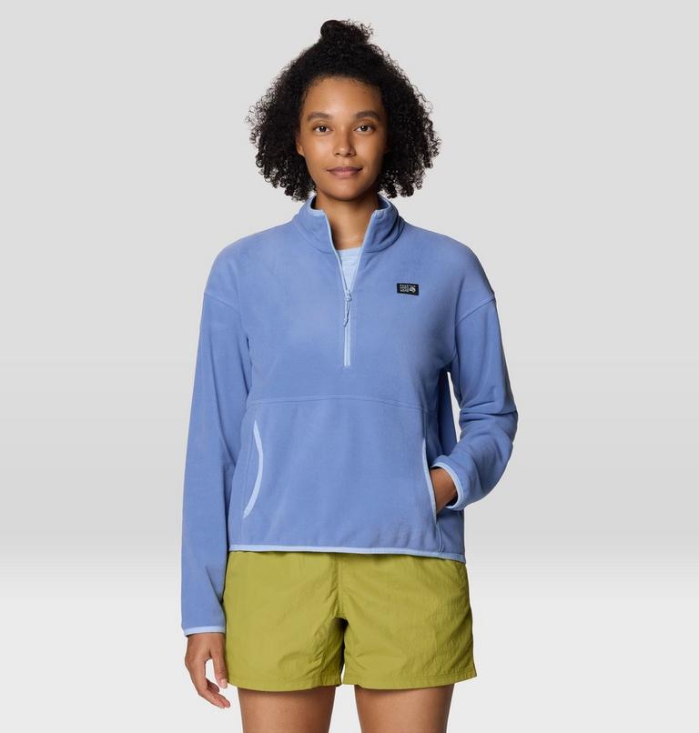 Women's Microchill Pullover, Color: Best Coast Blue, image 5