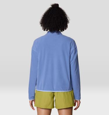 Women's Microchill Pullover, Color: Best Coast Blue, image 15