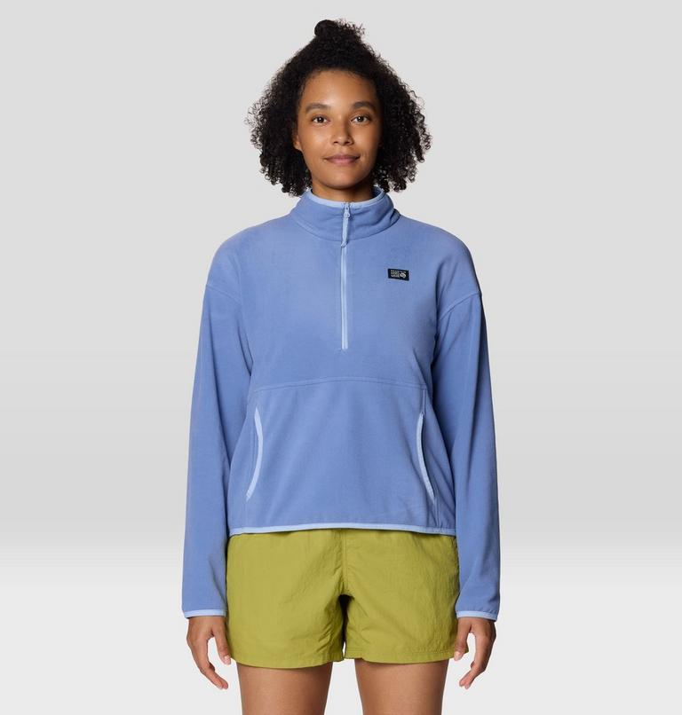 Women's Microchill Pullover, Color: Best Coast Blue, image 1