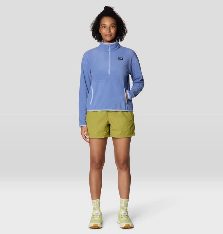 Women's Microchill Pullover, Color: Best Coast Blue, image 2