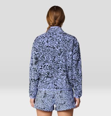 Women's Microchill Pullover, Color: Light Illusion Forager Print, image 19