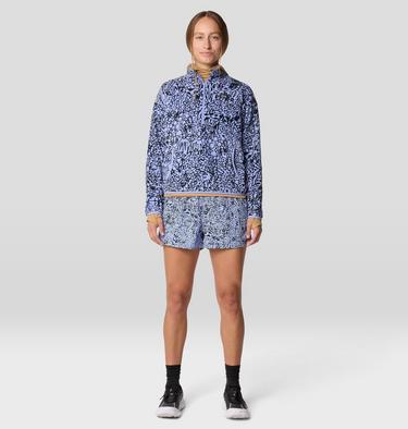 Women's Microchill Pullover, Color: Light Illusion Forager Print, image 18