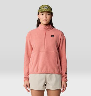 Women's Microchill Half Zip, Color: Fleurs, image 1