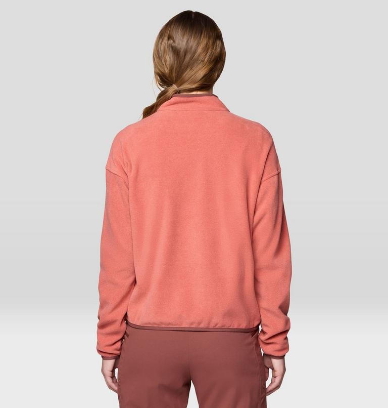 Women's Microchill Pullover, Color: Mars Red, image 2