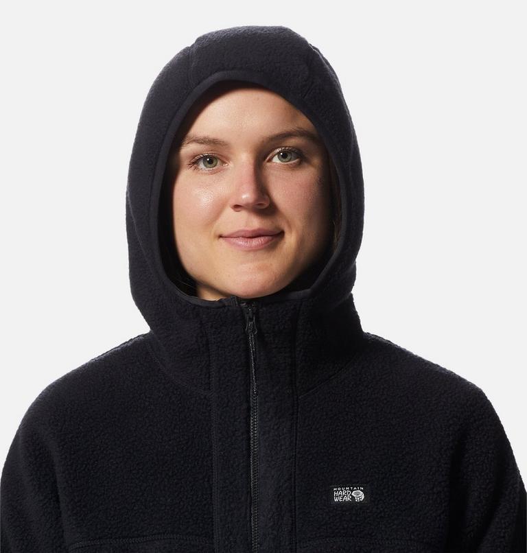 Women's HiCamp Fleece Hoody, Color: Black, image 4