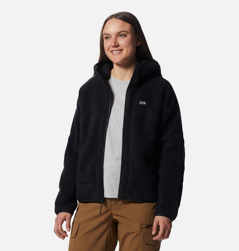 Women's HiCamp Fleece Hoody, Color: Black, image 5