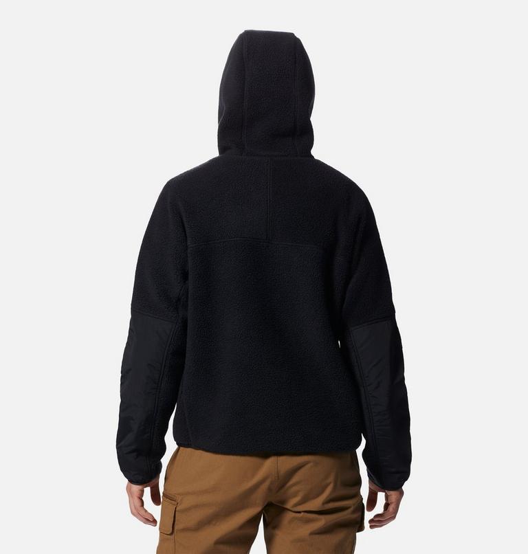 Women's HiCamp Fleece Hoody, Color: Black, image 2