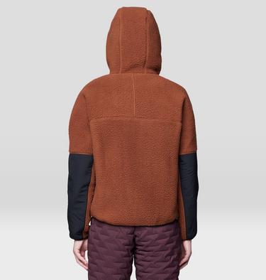 Women's HiCamp Fleece Hoody, Color: Cocoa Brown, image 11