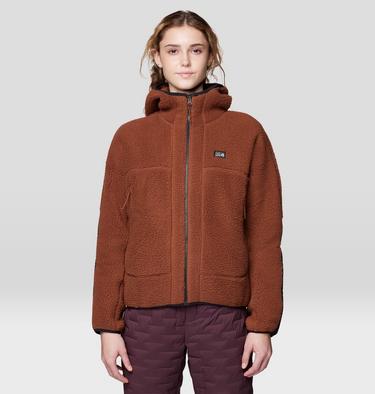 Women's HiCamp Fleece Hoody, Color: Cocoa Brown, image 9