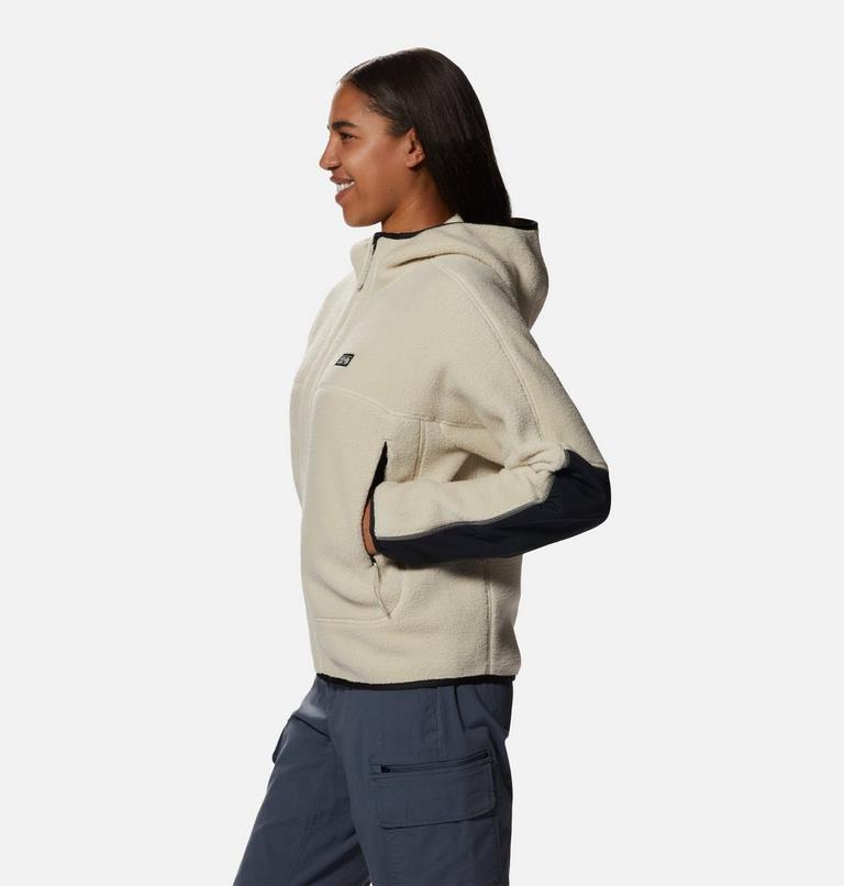 Women's HiCamp Fleece Hoody, Color: Wild Oyster, image 3