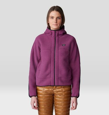Women's HiCamp Fleece Hoody, Color: Sugar Plum, image 1