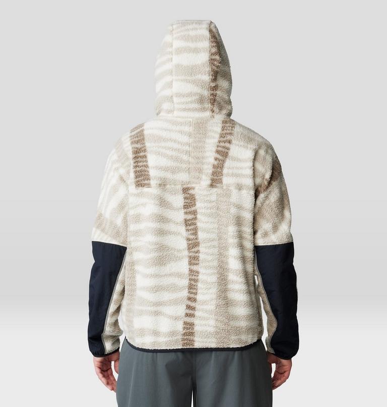 Women's HiCamp Fleece Printed Hoody, Color: Wild Oyster Ridge Stripe Print, image 2