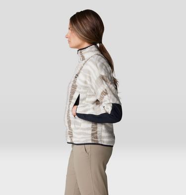 Women's HiCamp Printed Pullover, Color: Wild Oyster Ridge Stripe Print, image 3