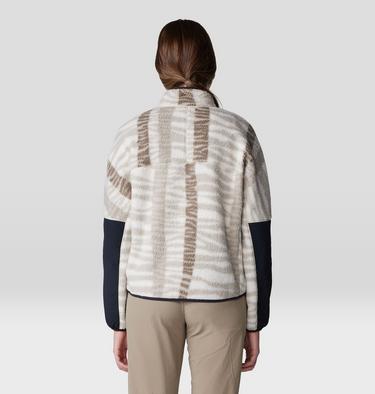 Women's HiCamp Printed Pullover, Color: Wild Oyster Ridge Stripe Print, image 2