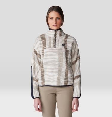 Women's HiCamp Printed Pullover, Color: Wild Oyster Ridge Stripe Print, image 1