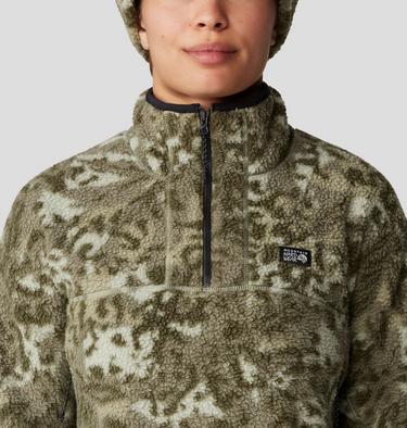 Women's HiCamp Printed Pullover, Color: White Sage Forests Floor Print, image 12