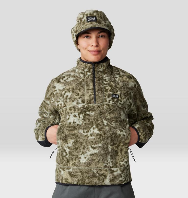 Women's HiCamp Printed Pullover, Color: White Sage Forests Floor Print, image 5