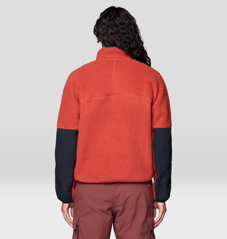 Women's HiCamp Fleece Half Zip, Color: Mars Red, image 2