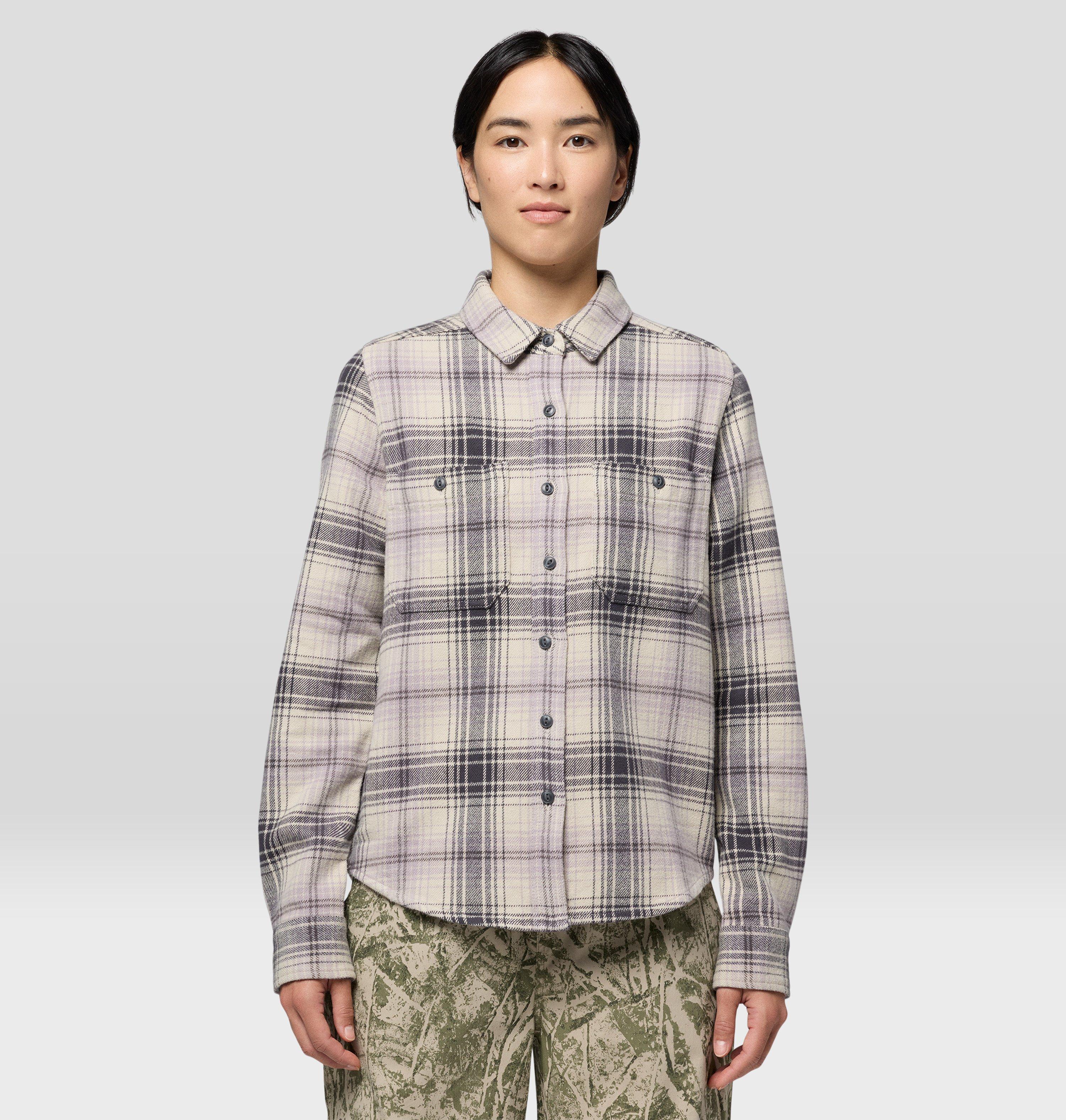Mountain Hardwear Women's Plusher Long Sleeve Shirt - XS - Beige