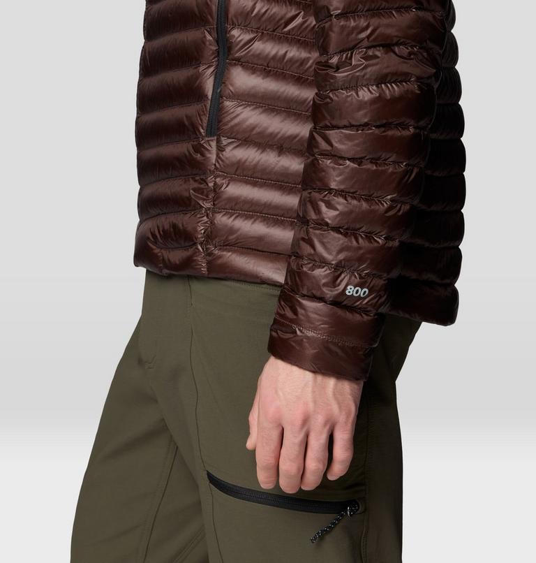 Men's Ghost Whisperer Hooded Down Jacket, Color: Carob, image 7