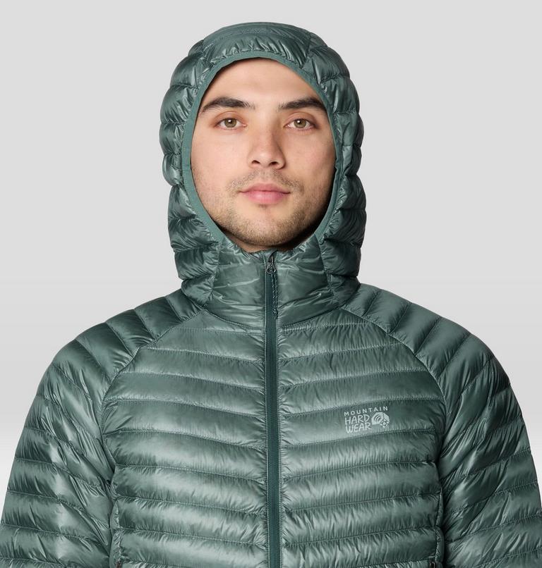 Men's Ghost Whisperer Hooded Down Jacket, Color: Thunderhead Grey, image 5