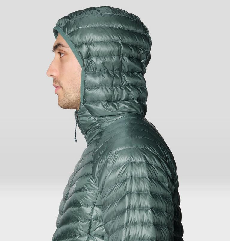 Men's Ghost Whisperer Hooded Down Jacket, Color: Thunderhead Grey, image 6