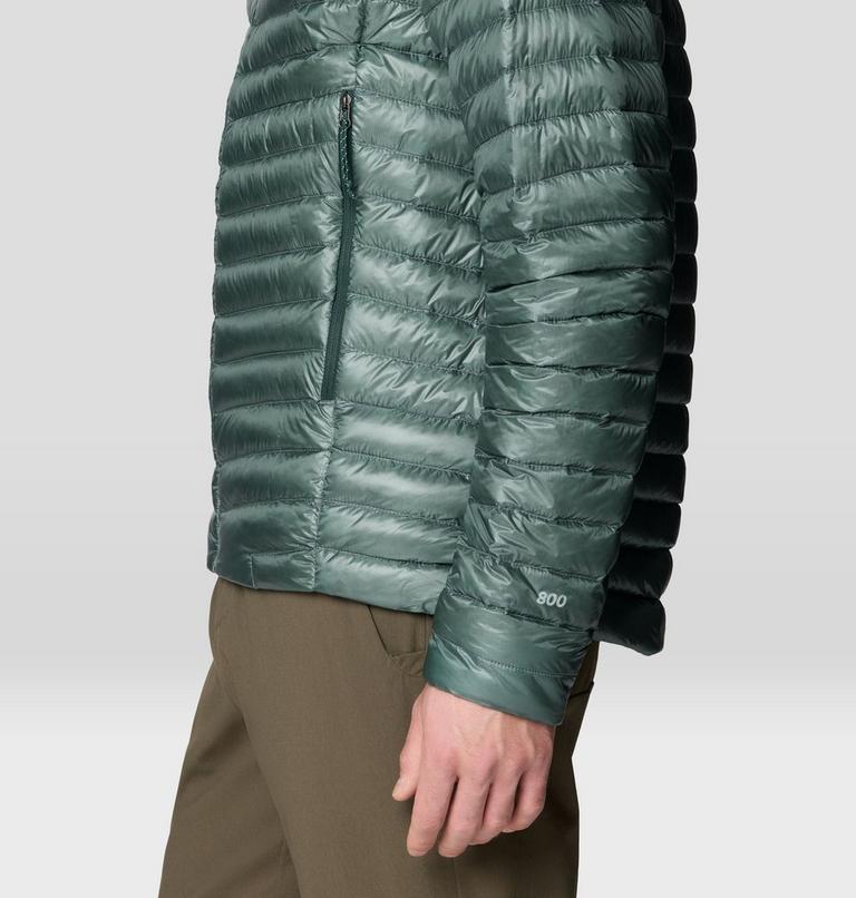 Men's Ghost Whisperer Hooded Down Jacket, Color: Thunderhead Grey, image 7