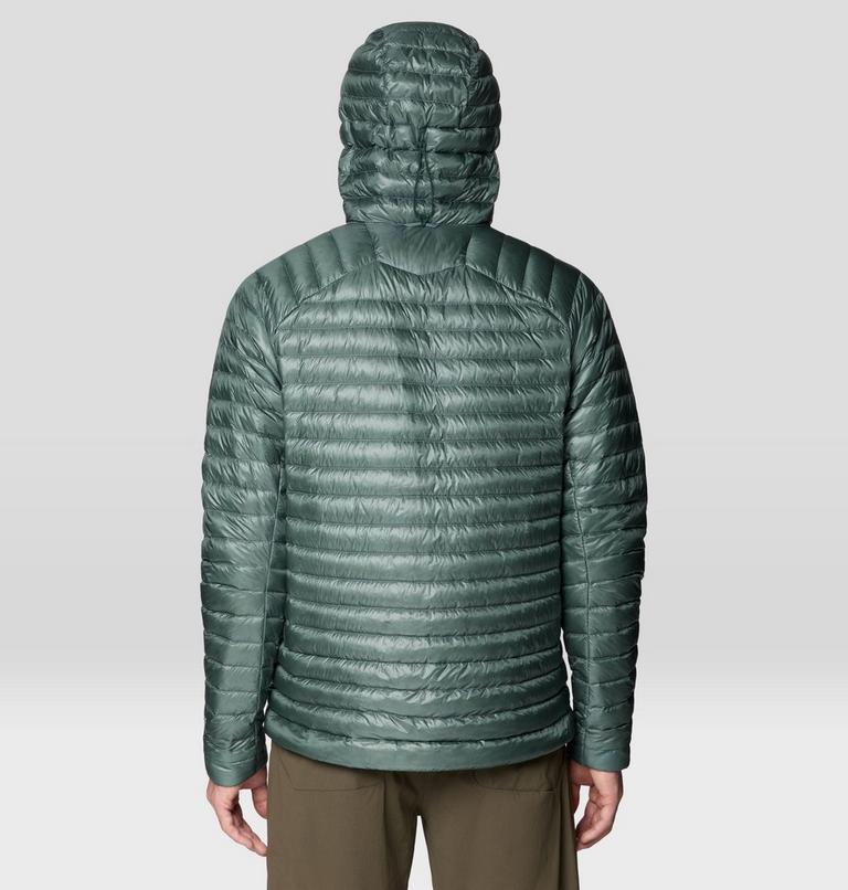 Men's Ghost Whisperer Hooded Down Jacket, Color: Thunderhead Grey, image 3