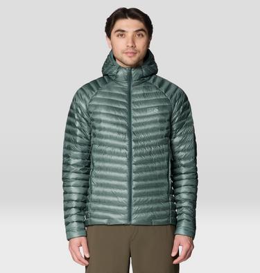 Men's Ghost Whisperer Hooded Down Jacket, Color: Thunderhead Grey, image 25