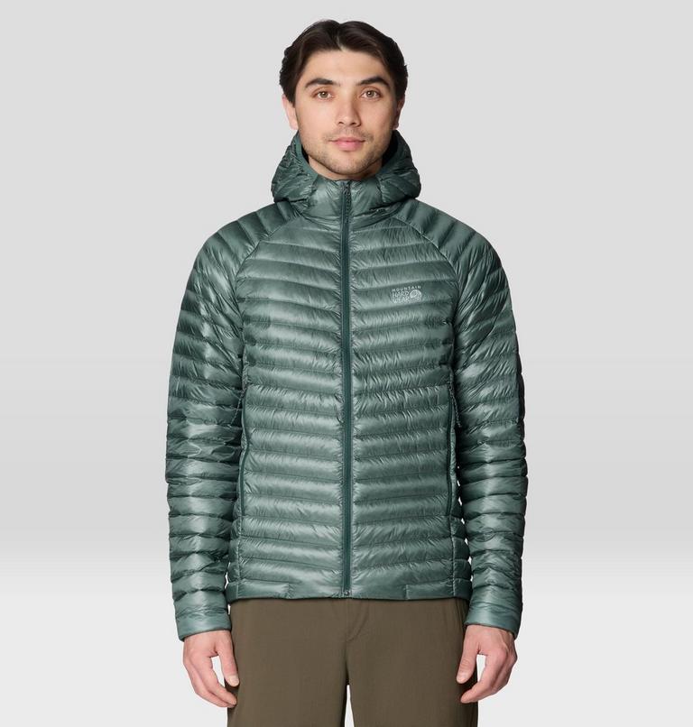 Men's Ghost Whisperer Hooded Down Jacket, Color: Thunderhead Grey, image 1