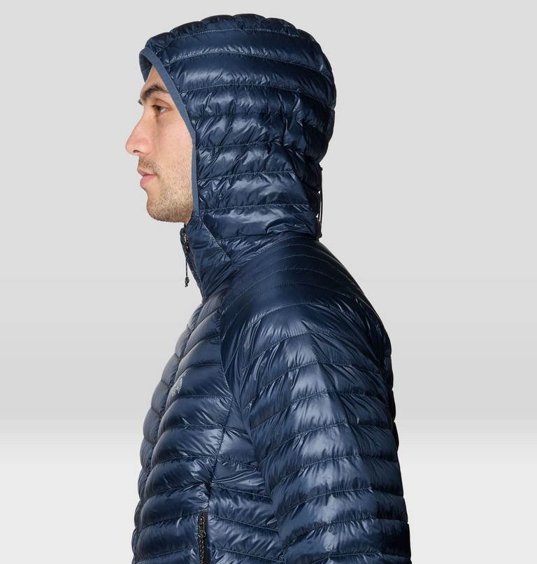 Men's Ghost Whisperer Hooded Down Jacket, Color: Astral Blue, image 6