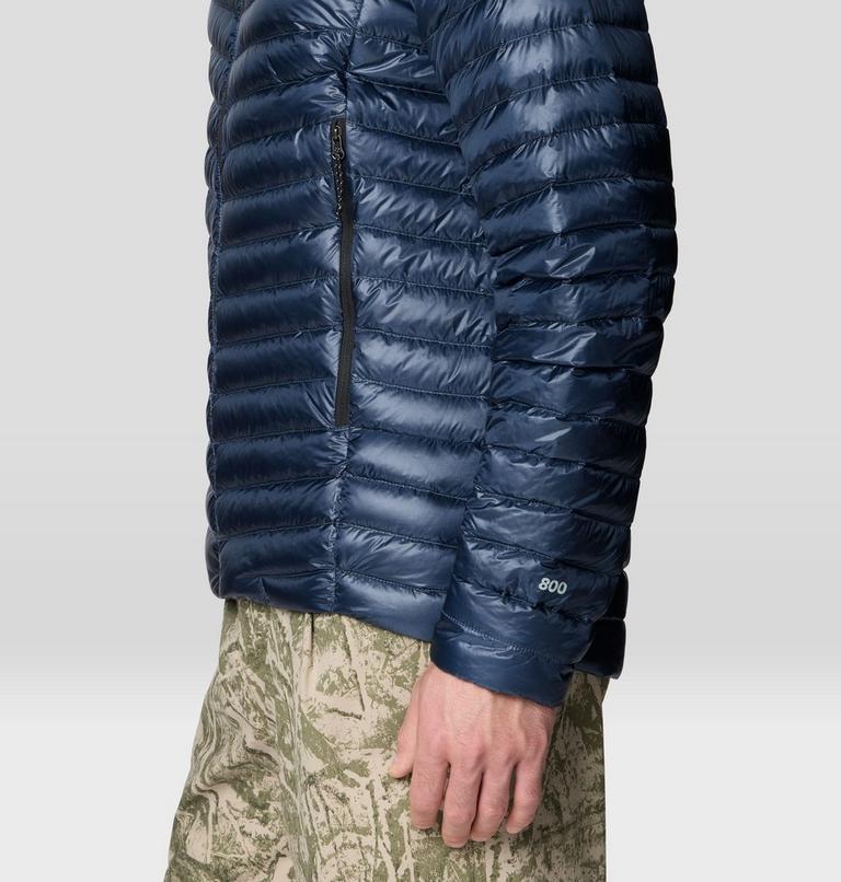 Men's Ghost Whisperer Hooded Down Jacket, Color: Astral Blue, image 7