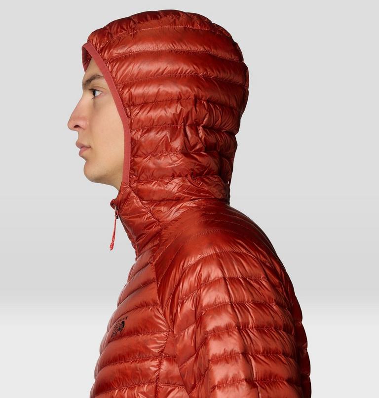 Men's Ghost Whisperer Hooded Down Jacket, Color: Mars Red, image 6