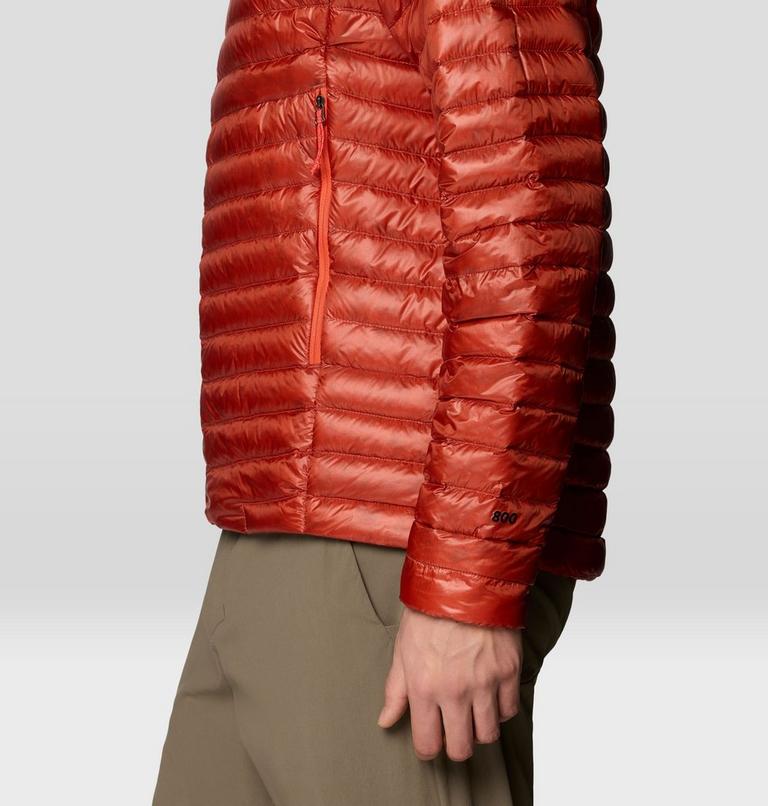Men's Ghost Whisperer Hooded Down Jacket, Color: Mars Red, image 8