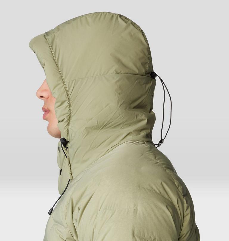 Men's Stretchdown Popover Hoody, Color: Mantis Green, image 5