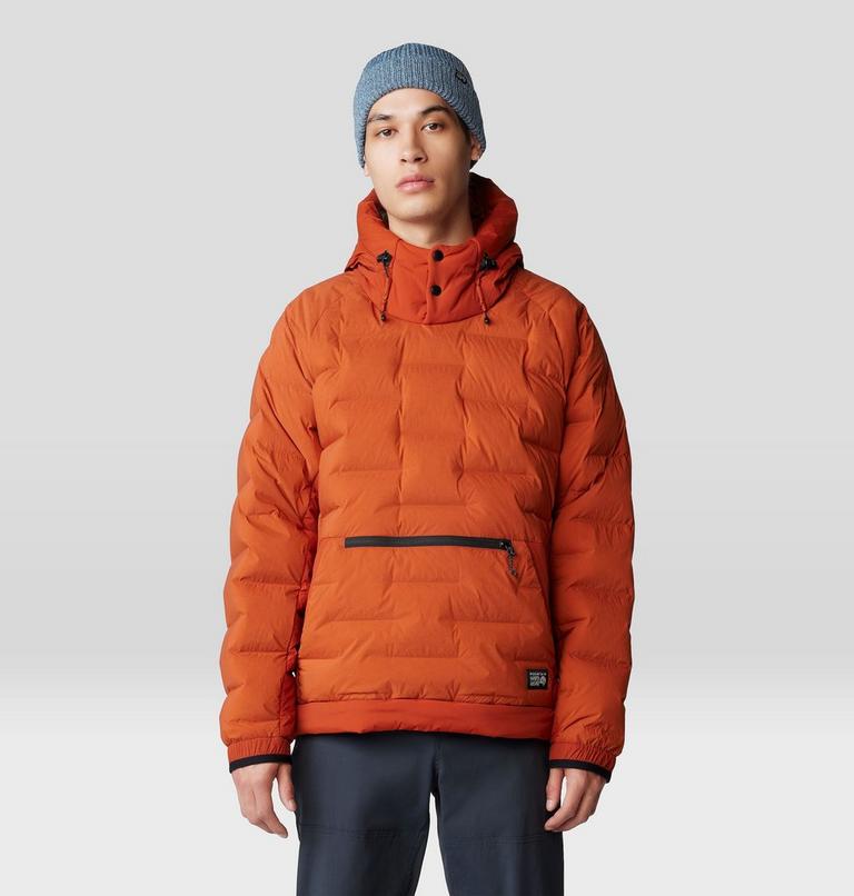 Men's Stretchdown Popover Hoody, Color: Dark Copper, image 1