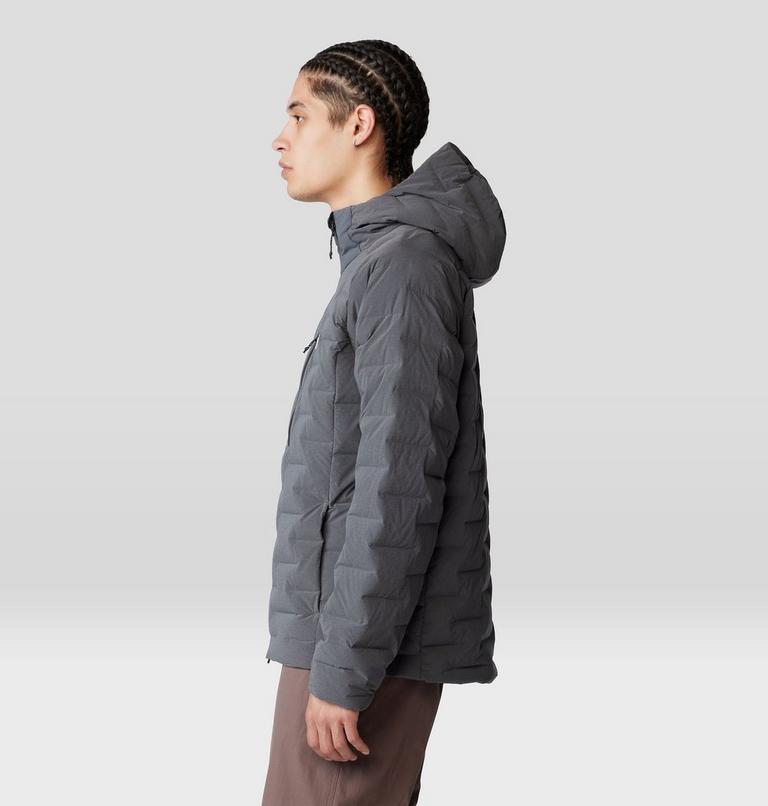 Men's Stretchdown Hoody, Color: Volcanic Heather, image 3