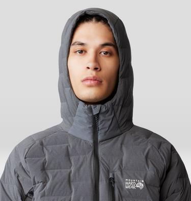 Men's Stretchdown Hoody, Color: Volcanic Heather, image 20