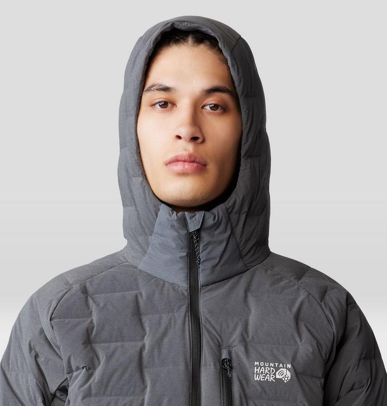 Men's Stretchdown Hoody, Color: Volcanic Heather, image 4