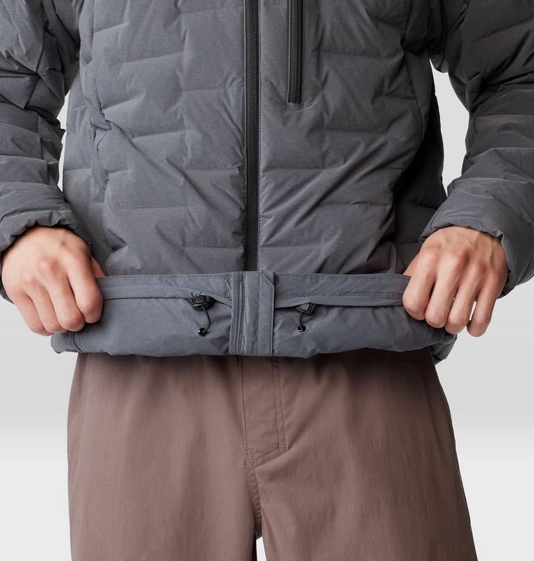 Men's Stretchdown Hoody, Color: Volcanic Heather, image 7