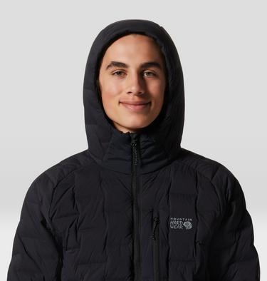 Men's Stretchdown Hoody, Color: Black, image 12