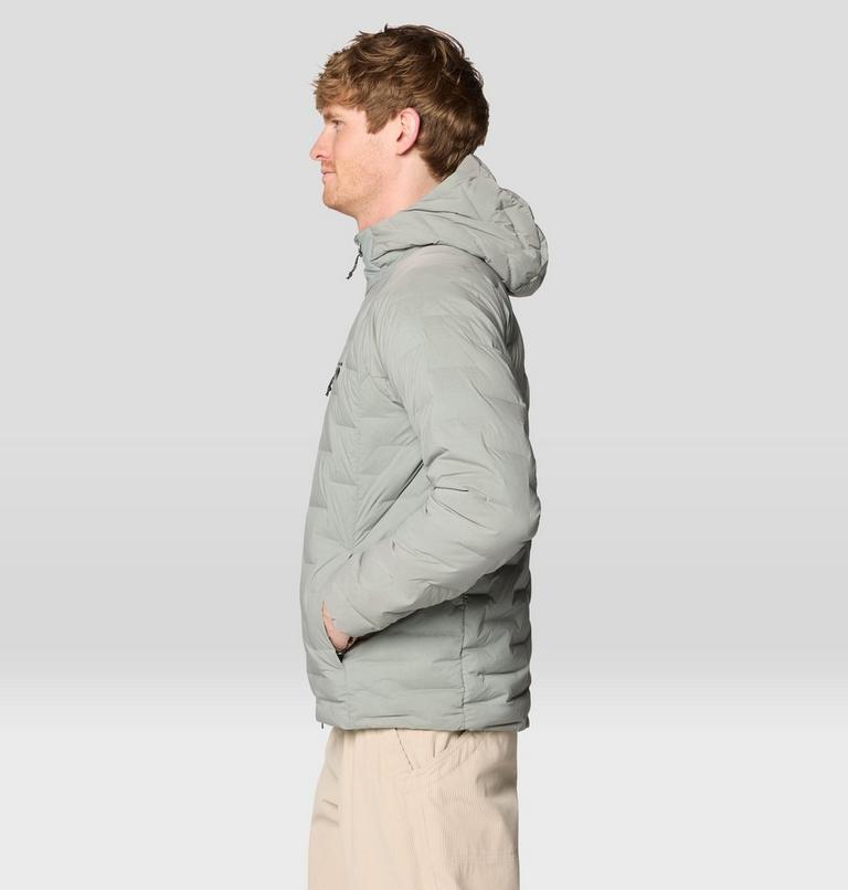 Men's Stretchdown Hoody, Color: Wet Stone, image 3