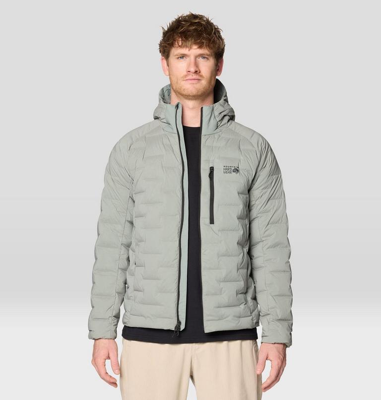 Men's Stretchdown Hoody, Color: Wet Stone, image 4