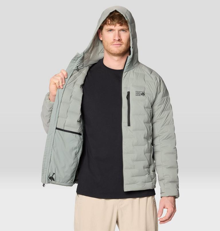 Men's Stretchdown Hoody, Color: Wet Stone, image 5
