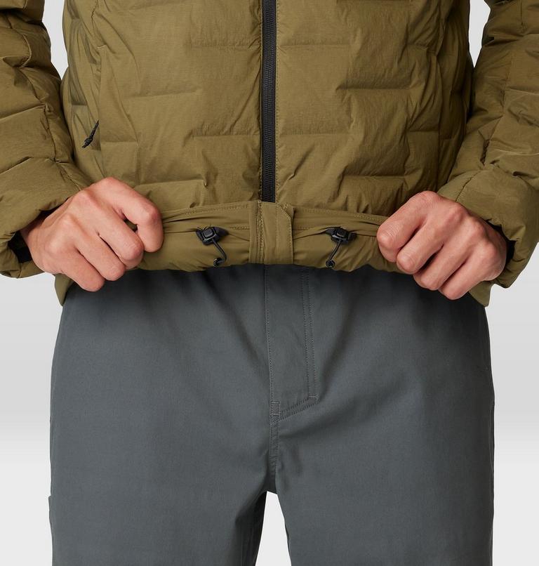 Men's Stretchdown Hoody, Color: Combat Green, image 4