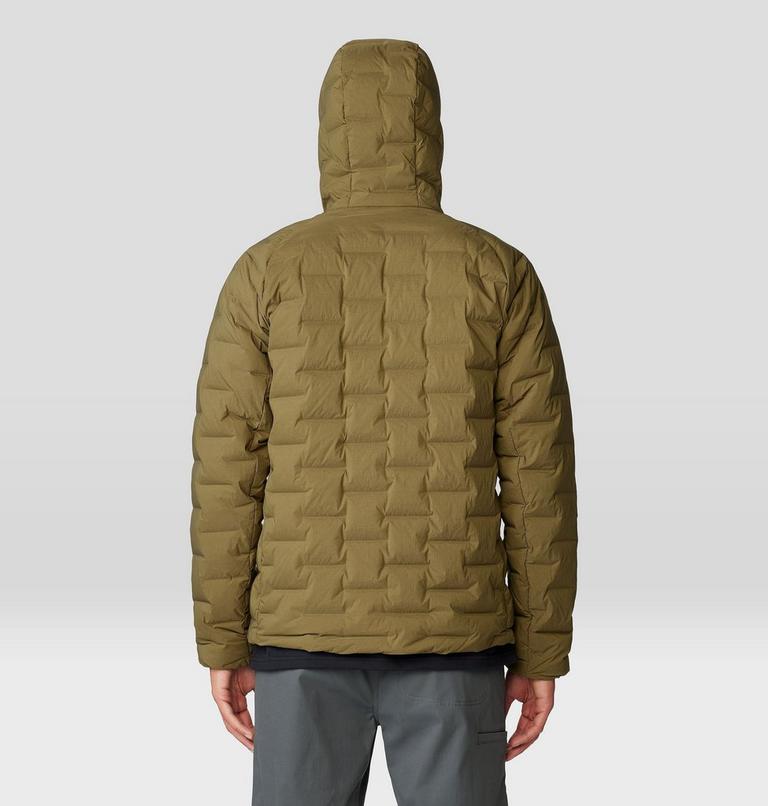 Men's Stretchdown Hoody, Color: Combat Green, image 2